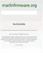 Mobile Screenshot of marlinfirmware.org